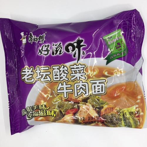 康师傅好滋味方便面 一箱24袋的速食盛宴，红烧牛肉与混合口味的完美碰撞